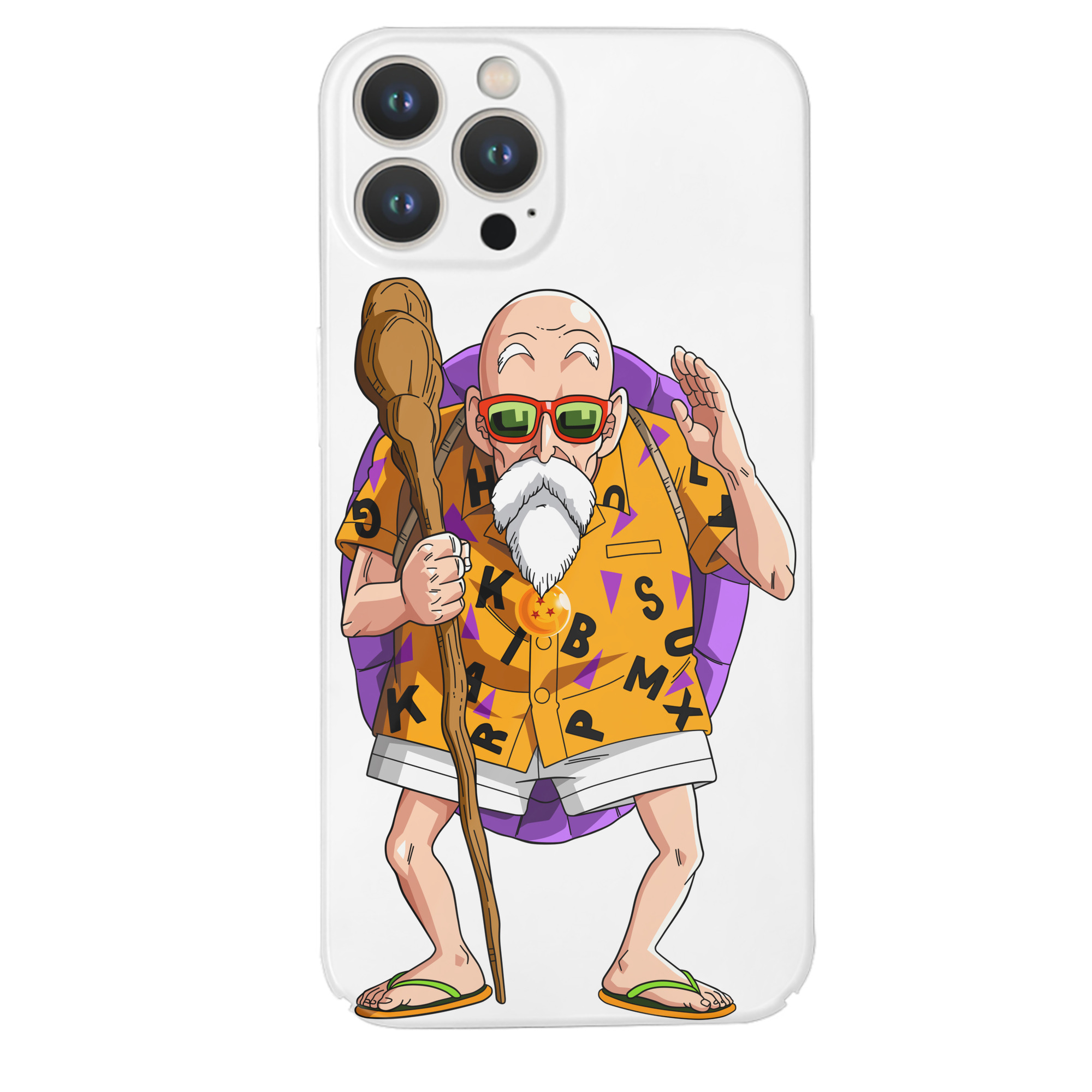 （画像用） ドラゴンボール 亀仙人（かめせんにん） DRAGON BALL Master Roshi Kame Sennin 【iPhone 14シリーズ対応】ハードケース